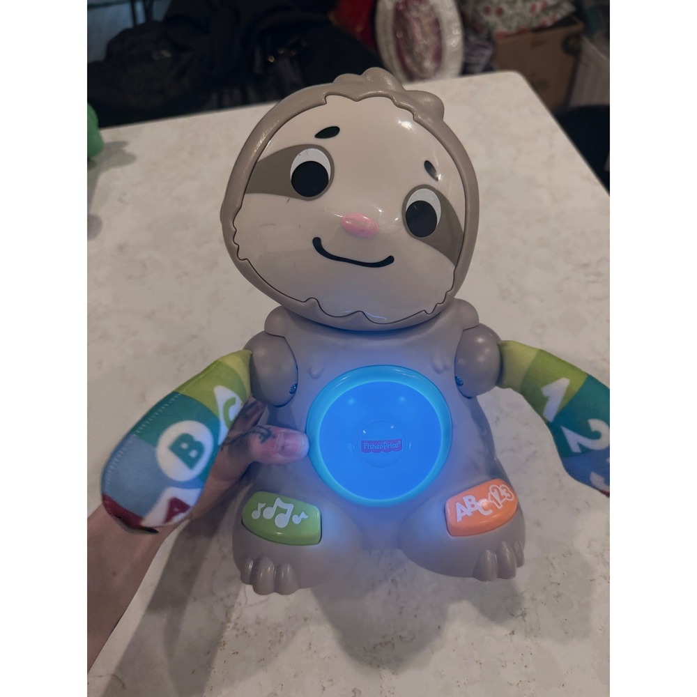 Fisher-Price Linkimals Smooth Moves Sloth Interactive Musical Toy FYK61 Brown